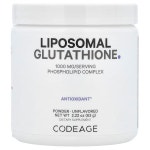 Codeage, 리포소말 글루타치온 분말, 무맛, 63g(2.22oz)