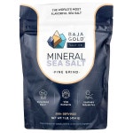 Baja Gold Salt Co., 미네랄 바다 소금, 고운 입자, 454g(1lb)