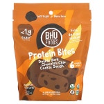BHU Foods, 프로틴 바이츠, 더블 다크 초콜릿 칩 쿠키 도우, 6개, 개당 25g(0.88oz)