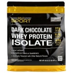 California Gold Nutrition (캘리포니아골드뉴트리션), 스포츠, 분리유청단백질, 다크 초콜릿, 907g(2lb)