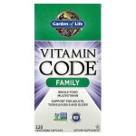 Garden of Life (가든오브라이프), Vitamin Code®, 패밀리, 천연 식품 종합비타민, 베지 캡슐 120정