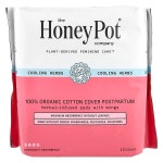 The Honey Pot Company, 유기농 허브 함유 패드, 날개형, 산후 하룻밤, 12개입