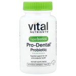 Vital Nutrients (바이탈뉴트리언츠), Hyperbiotics®, Pro-Dental® 프로바이오틱, 천연 민트 맛, 비건 츄어블 90정