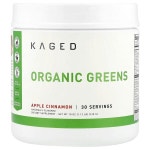 Kaged, Outlive 100, 프리미엄 유기농 슈퍼 푸드 + 녹색 채소, 애플 시나몬 맛, 510g(18oz)