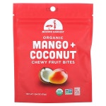 Mavuno Harvest, 유기농 츄이프루트 바이츠, 망고 + 코코넛, 55g(1.94oz)