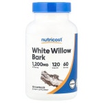 너티버드(Nutty bud) | Nutricost, 흰버드나무 껍질, 캡슐 120정(캡슐 1정당 600mg)