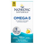 Nordic Naturals, 오메가3, 레몬, 690mg, 소프트젤 180정(소프트젤당 345mg)