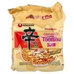 Nongshim, 프리미엄 신라면 툼바, 스파이시 & 크리미, 봉지 4개, 각 137g(4.83oz)