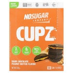 The No Sugar Company, cupz, 다크 초콜릿 피넛 버터, 컵즈 30개, 개당 17g(0.6oz)