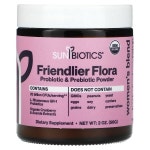 Sunbiotics, 더 친화적, Flora, 여성용 혼합물, 프로바이오틱 및 프리바이오틱 분말, 56g(2oz)