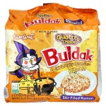 Buldak, Buldak™, 볶음라면, 스파이시 치킨, 콰트로 치즈, 5팩, 각 145g(5.11oz)