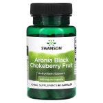 Swanson, 아로니아 블랙 초크베리 열매, 400mg, 캡슐 60정