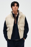 [클로브][23FW clove] Pocket Down Vest (Beige) [W CONCEPT]