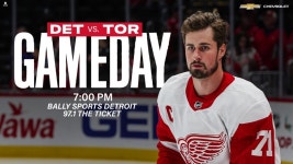 PREVIEW: Red Wings close out back-to-back on Saturday at Toronto