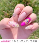 シェル/くりぬき/フラワーのネイルデザイン｜ネイルブック