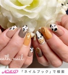 お正月/アニマル柄/ミラー/イエロー/ブラウン - maco♡Breath_nailのネイルデザイン[No.6047217]｜ネイルブック