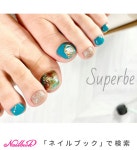 オールシーズン/旅行/リゾート/オフィス/フット - ⋆. シュペーブ .⋆のネイルデザイン[No.6536506]｜ネイルブック