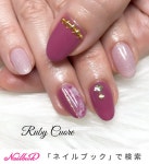 オールシーズン/ハンド/ワンカラー/ビジュー/ニュアンス - Ruby Cuore （ルビークオーレ）のネイルデザイン[No.6631287]｜ネイルブック