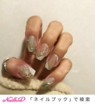 秋/オールシーズン/ハンド/くりぬき/シースルー - yasue 【八千代市ネイルサロンfourleaf】のネイルデザイン[No.6711893]｜ネイルブック