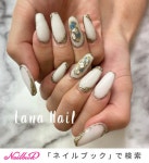 ホワイト/ゴールド/お客様 - Lana Nailのネイルデザイン[No.7220672]｜ネイルブック