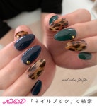 秋/冬/ハンド/ワンカラー/アニマル柄 - nail salon YuYuのネイルデザイン[No.7607262]｜ネイルブック