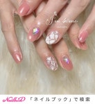冬/ハンド/ビジュー/キルティング/ミディアム - HITOMIのネイルデザイン[No.7797680]｜ネイルブック