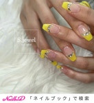 フレンチ - S.JEWELのネイルデザイン[No.8190871]｜ネイルブック