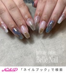 夏/オールシーズン/ハンド/ラメ/タイダイ - Belle Nail.akiのネイルデザイン[No.8274396]｜ネイルブック