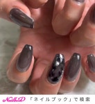 クリア/ブラック/シルバー - nailsmirac.☆林 智子のネイルデザイン[No.8512115]｜ネイルブック クリア/ブラック/シルバー - nail... 