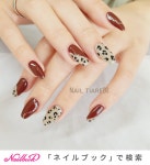 秋/冬/ハンド/アニマル柄/レオパード - Nail Salon tiareのネイルデザイン[No.8567348]｜ネイルブック