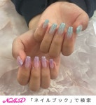 手が綺麗に見えるネイル/ハンド/水色/パープル/ジェルネイル - 0508lalaottoのネイルデザイン[No.8875147]｜ネイルブック