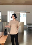 롤업 실켓 면t