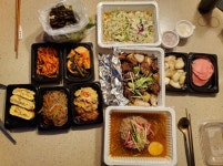 저녁으로 갈비/냉면 시켰다. - 자유게시판 - 코인판