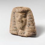 Fragment of a terracotta head - Greek, Cretan - Archaic - The Metropolitan Museum of Art