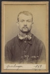Pierre. 28 ans, né le 31/5/65 à St-Avold (Moselle). Journalier. Anarchiste. 14/4/94. - The Metropolitan Museum of Art