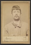 Léon, Louis. 23 ans, né le 19/8/70 à Adouzeval (Calvados). Couvreur. Anarchiste. 16/3/94. - The Metropolitan Museum of Art