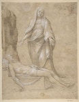 After Raphael (Raffaello Sanzio or Santi) | Pietà (recto); Madonna and two cherubs (verso) | The Metropolitan Museum of Art