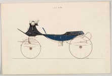 Brewster & Co. | Design for Vis-à-vis/ Barouche, no. 838 | The Metropolitan Museum of Art