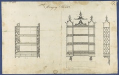 Thomas Chippendale | Hanging Shelves, from Chippendale Drawings, Vol. II | The Metropolitan Museum of Art