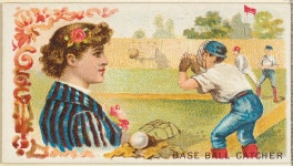 Issued by Goodwin & Company | Baseball Catcher, from the Games and Sports series (N165) for Old Judge Cigarettes | The... 