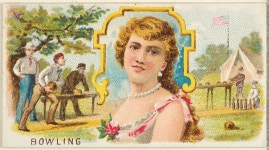 Issued by Goodwin & Company - Bowling, from the Games and Sports series (N165) for Old Judge Cigarettes - The Metropolitan Museum... 