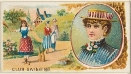 Issued by Goodwin & Company | Club Swinging, from the Games and Sports series (N165) for Old Judge Cigarettes | The Metropolitan... 