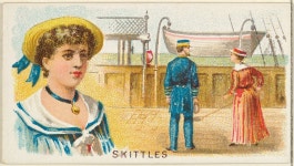 Issued by Goodwin & Company | Skittles, from the Games and Sports series (N165) for Old Judge Cigarettes | The Metropolitan... 