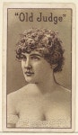 Issued by Goodwin & Company | Actress from the Old Judge series (N167) for Old Judge Cigarettes | The Metropolitan Museum of Art