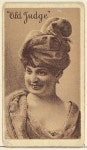 Issued by Goodwin & Company | Actress from the Old Judge series (N167) for Old Judge Cigarettes | The Metropolitan Museum of Art
