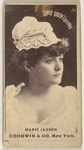 Issued by Goodwin & Company | Marie Jausen, from the Actors and Actresses series (N171) for Gypsy Queen Cigarettes | The... 