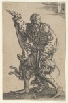 Heinrich Aldegrever - Master of Ceremonies with a Dog, from The Large Wedding Dancers - The Metropolitan Museum of Art