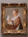 Jean Honoré Fragonard - Marie Emilie Coignet de Courson (1716–1806) with a Dog - The Metropolitan Museum of Art