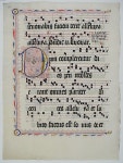 Manuscript Leaf with Initial D, from an Antiphonary | German | The Metropolitan Museum of Art
