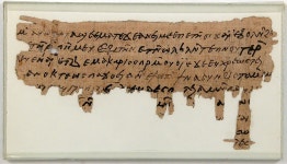 Papyrus Fragment of a Letter from Joseph to Epiphanius | Coptic | The Metropolitan Museum of Art